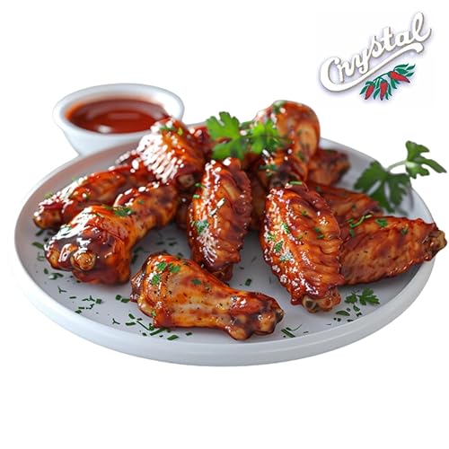 Miniatura 8 de Crystal Salsa picante de 12 onzas (paquete de 2)  Louisiana's Pure Hot Sauce, sabor original, baja en grasa, baja en sodio, perfecta para