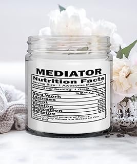 Funny Mediator Candle Nutrition Facts 9oz Vanilla Scented Candles Soy Wax