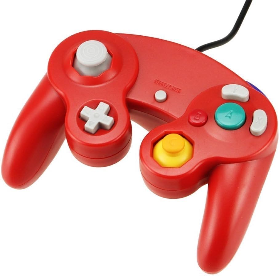 MuchBuy Game Controller Pad for Nintendo Gamecube GC Wii-Red