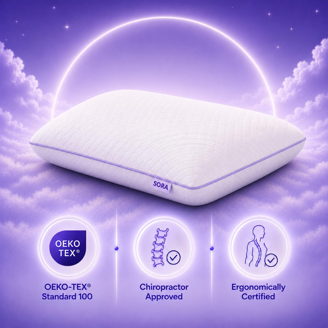 Adjust - Adjustable Memory Foam Pillow - Cooling Gel, 3-Layer Customizable Height & Firmness, Ergonomic Neck Support for Side & Back Sleepers, 70x40 cm