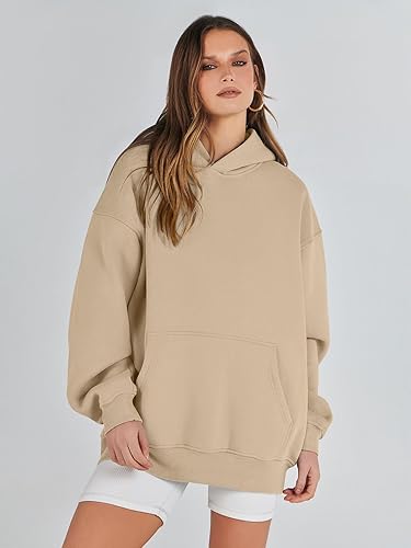 Miniatura 3 de ANRABESS Womens Oversized Hoodies Fleece Sweatshirts Long Sleeve Hooded Pullover Winter Clothes with Pocket