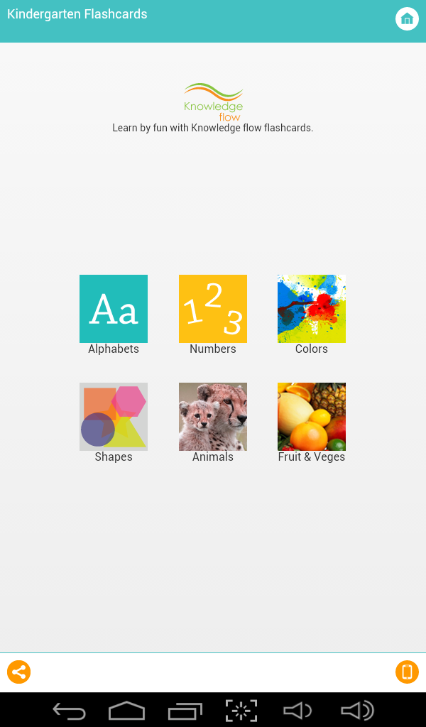 Kindergarten Flashcards - App on Amazon Appstore