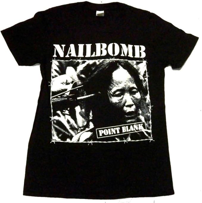 Amazon Nailbomb ネイルボム オフィシャルバンドtシャツ 001 Tシャツ カットソー 通販