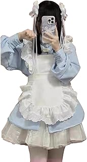 [QOOLYㅤ] メイド服 コスプレ エプロン 中華 メイド 衣装 チャイナドレス 中華風 変装 コスチューム 仮装 ハロウィン 文化祭 学園祭 クリスマス イベント パーティ