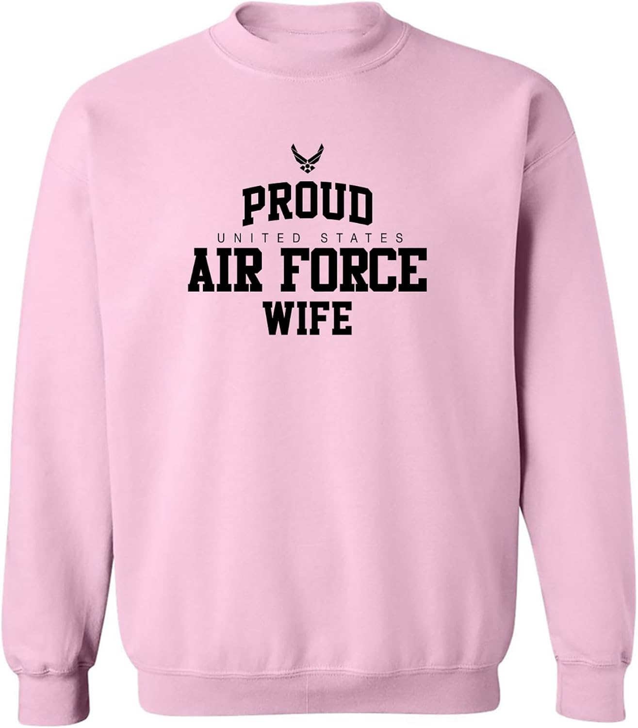 zerogravitee Proud Air Force WIFE Crewneck Sweatshirt