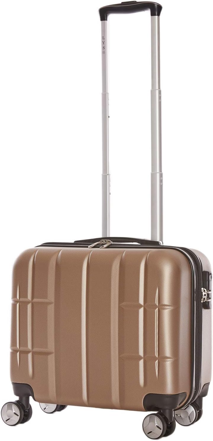 LYS - Pilot Case Taupe 4 Wheels Cabin with Trolley Wheel 44 cm
