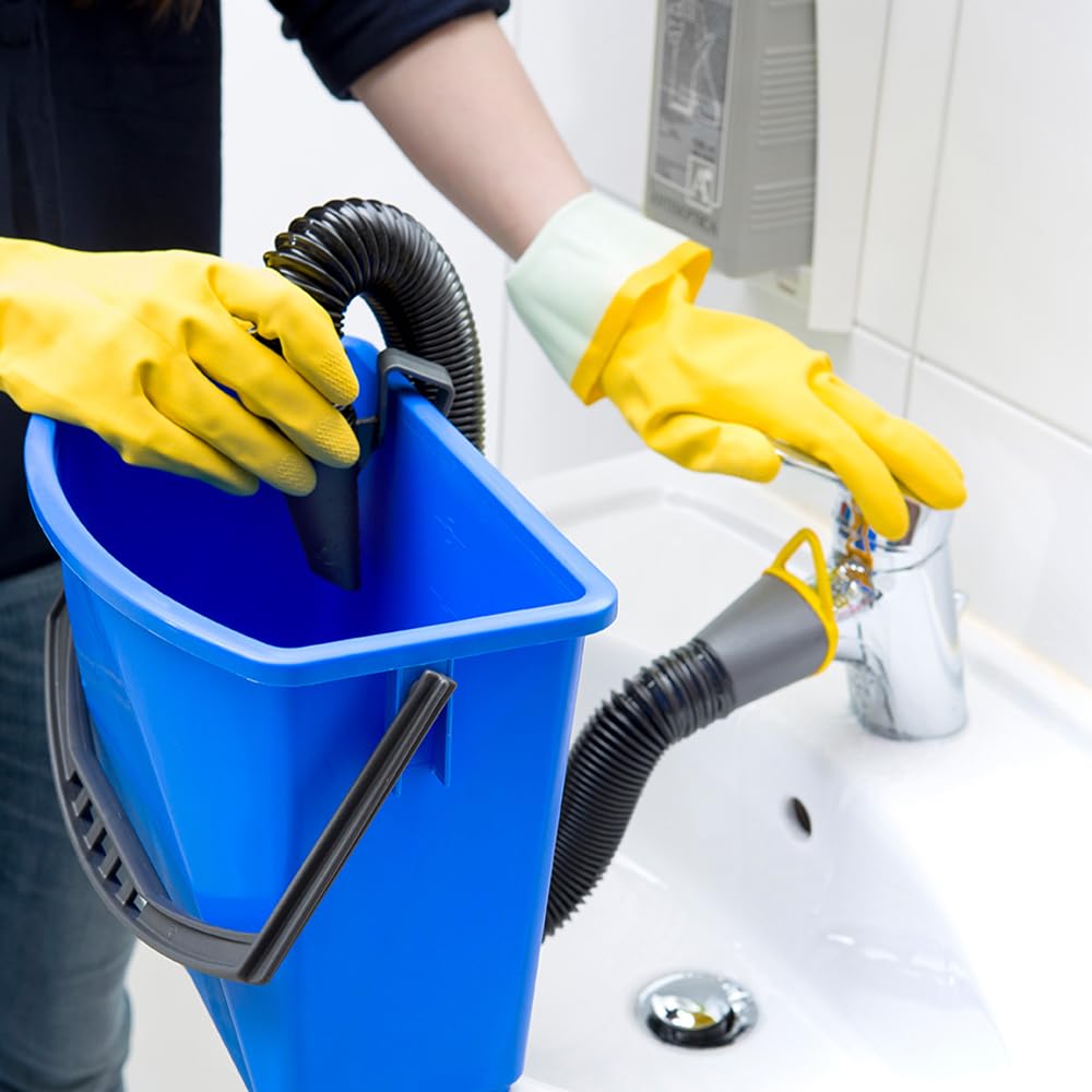 Supporto per il riempimento dell'acqua VERMOP, tubo flessibile, riempimento dei secchi che non danneggiano la schiena
