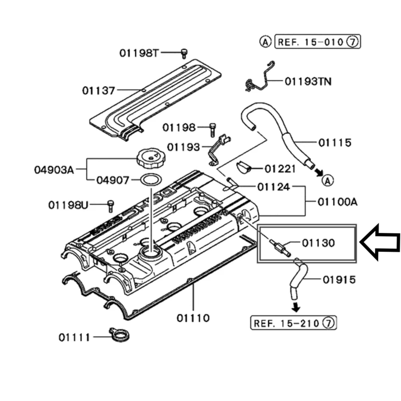 Válvula solenoide de vacío Compatible Con Kia Para Sportage 2005-2010 Para Spectra 2004-2009 Para Spectra5 2005-2009 2674021320 Válvula PCV De Escape Para Coche