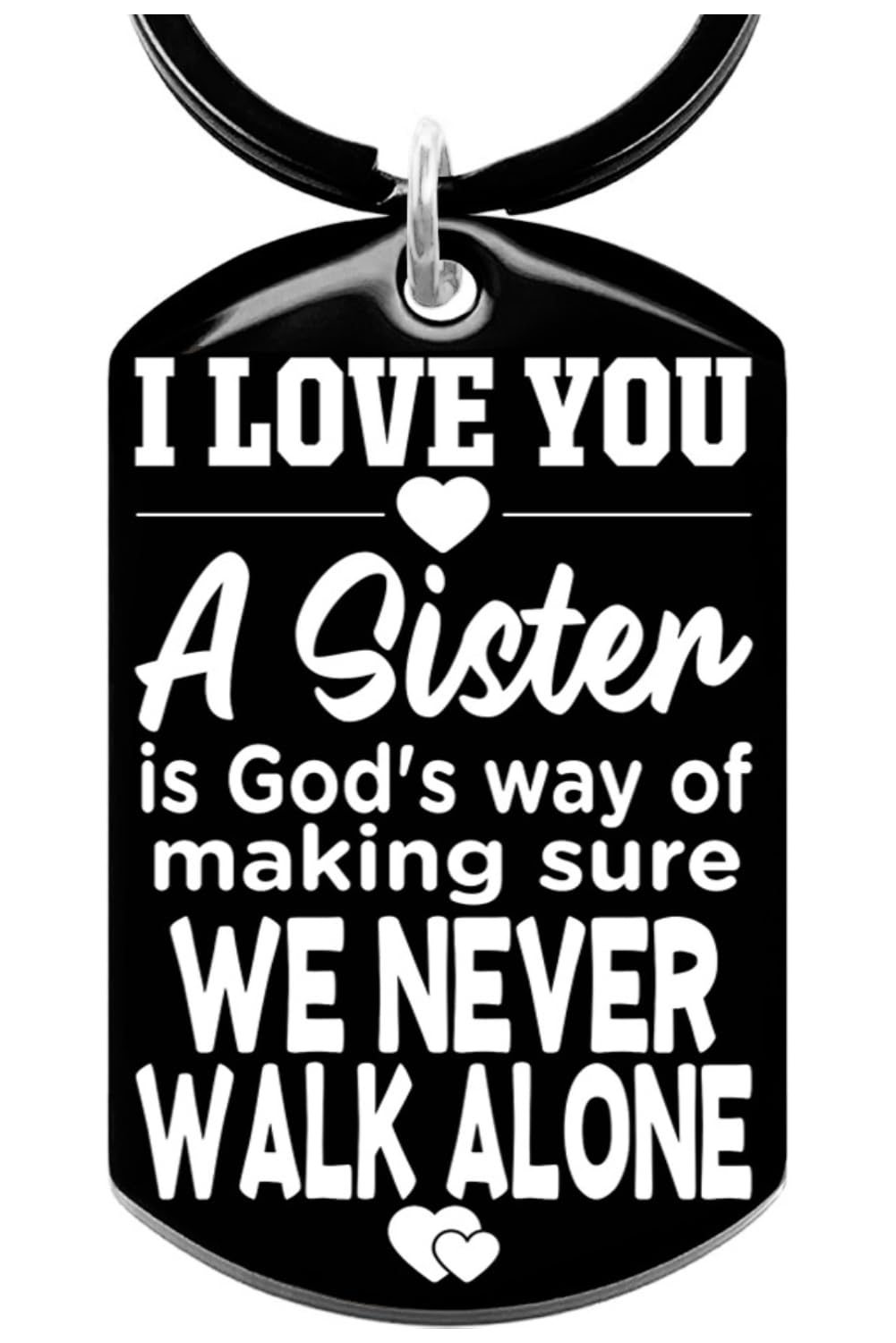Allpeak Sister Gifts, Gifts for Sister - Keyring Sister Birthday Gifts, Big Sister Gifts, Sister in Law Gifts, Sister Gifts from Sister Brother, Sister Christmas Xmas Gifts, Presents for Little Sister