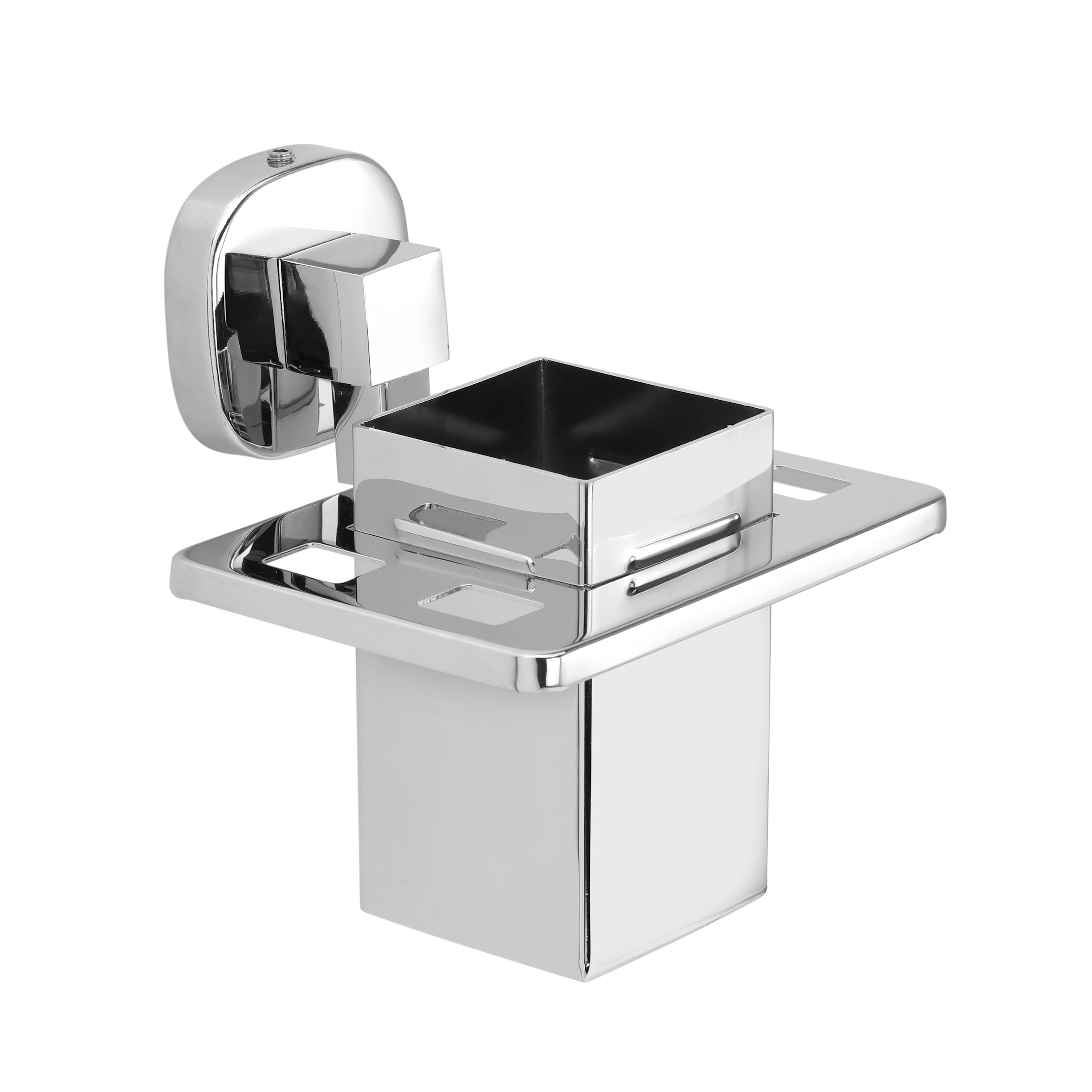 ACHRO Stainless Steel Tumbler Holder for Bathroom Toothbrush and Toothpaste for Wash Basin (Square Tumbler Holder) (B0C7KKZ4VK) Amazon Price History, Amazon Price Tracker