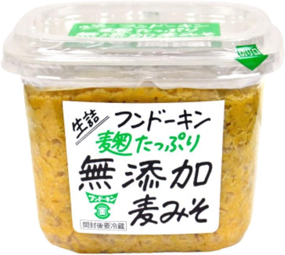 フンドーキン 生詰麹たっぷり無添加麦みそ 850g 3個 味噌 みそ 麦 麦みそ 麹 無添加 大麦 味噌汁