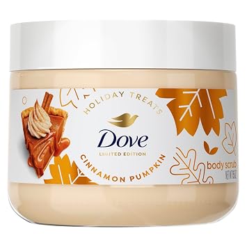 Dove Cinnamon Pumpkin Pie Body Scrub Exfoliates & Moisturizes Skin 15 OZ