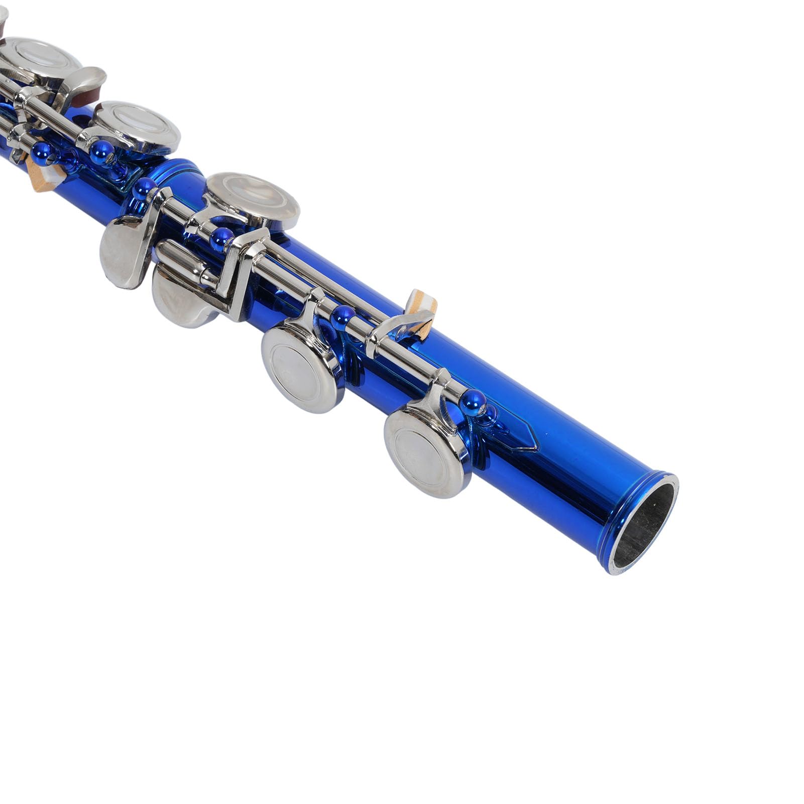ANGGREK Flauta C de 16 Teclas, Material de Cuproníquel con de Sonido, Perfecta para Principiantes y Estudiantes de Educación Musical