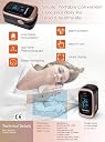MEDITIVE Fingertip Pulse Oximeter, SPO2 Blood Oxygen Saturation, Pulse Rate, Perfusion Index (PI) and Respiratory Rate (RR) gallery image