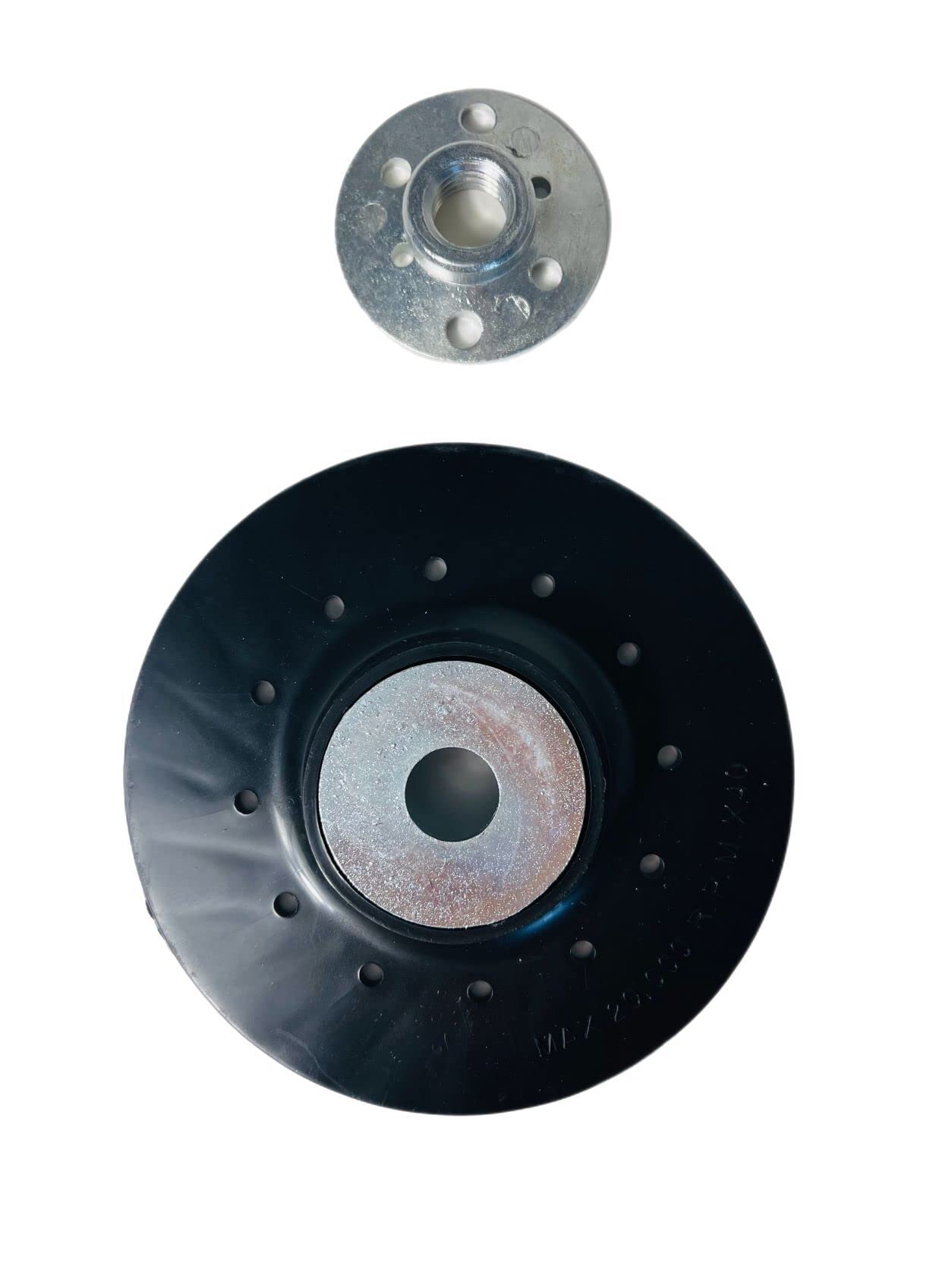 Stützteller 115mm Schleifteller Flex Teller Bohrmaschine Fiberscheiben 2 Stück