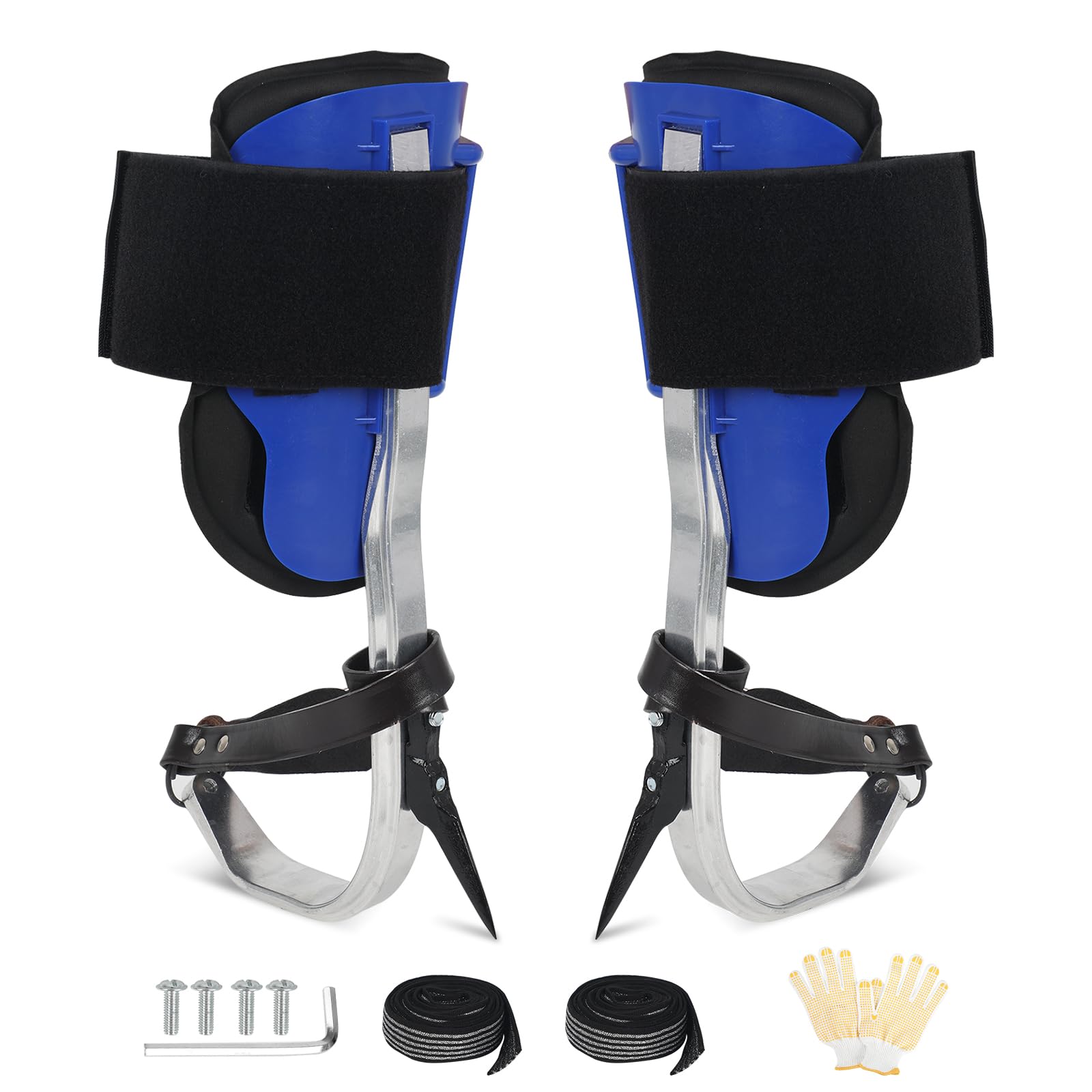 Equipo de escalada de árboles, altura ajustable crampones trepadores de árboles, zapatos de escalada de árboles, crampones de árboles, para practicar escalada de árboles, supervivencia en la selva,