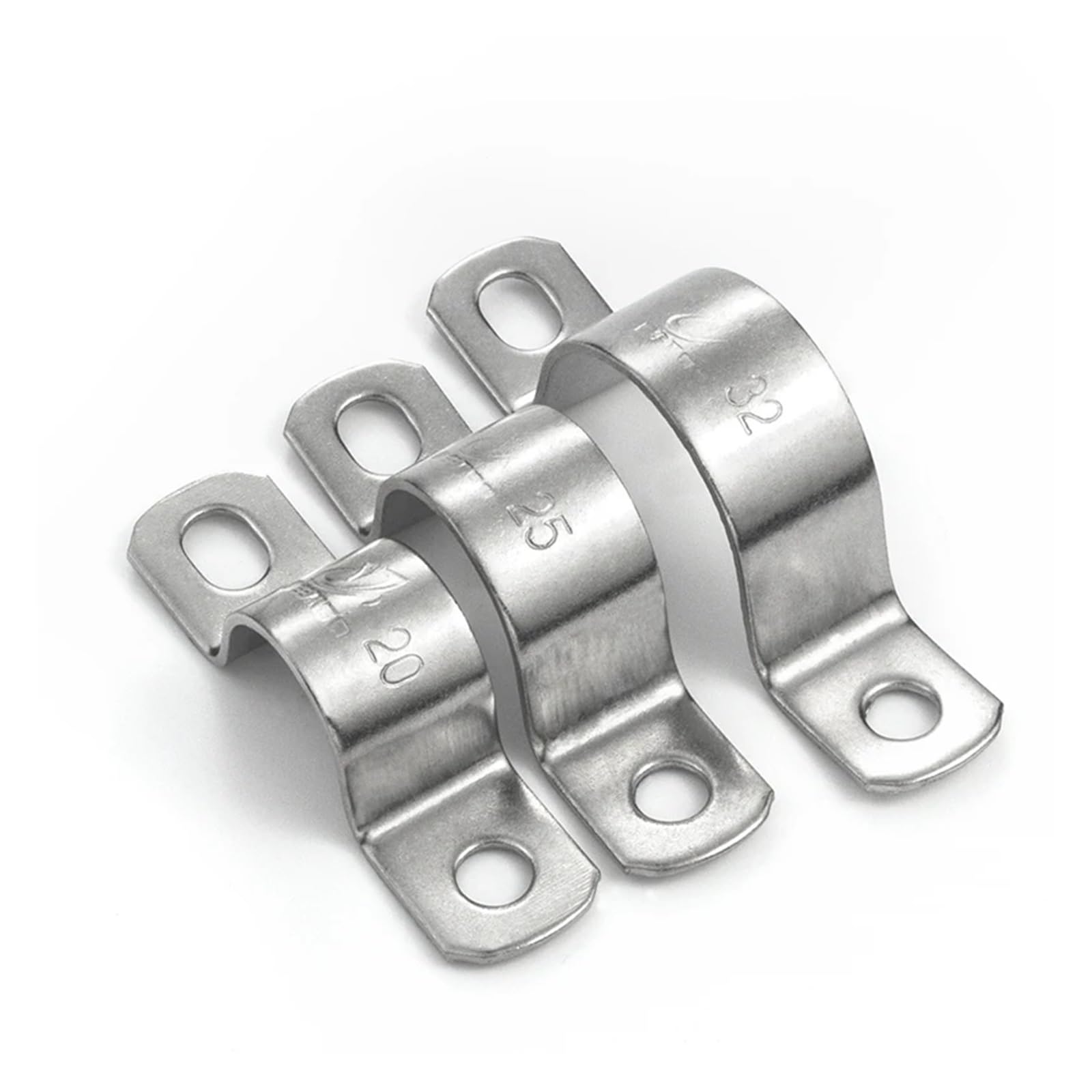 Collier de Serrage en Forme de U en Acier Inoxydable 304 for Tuyau d'eau, différents Types de modèles épaissis Connecteur de Collier de Serrage(Dia160-1pcs)