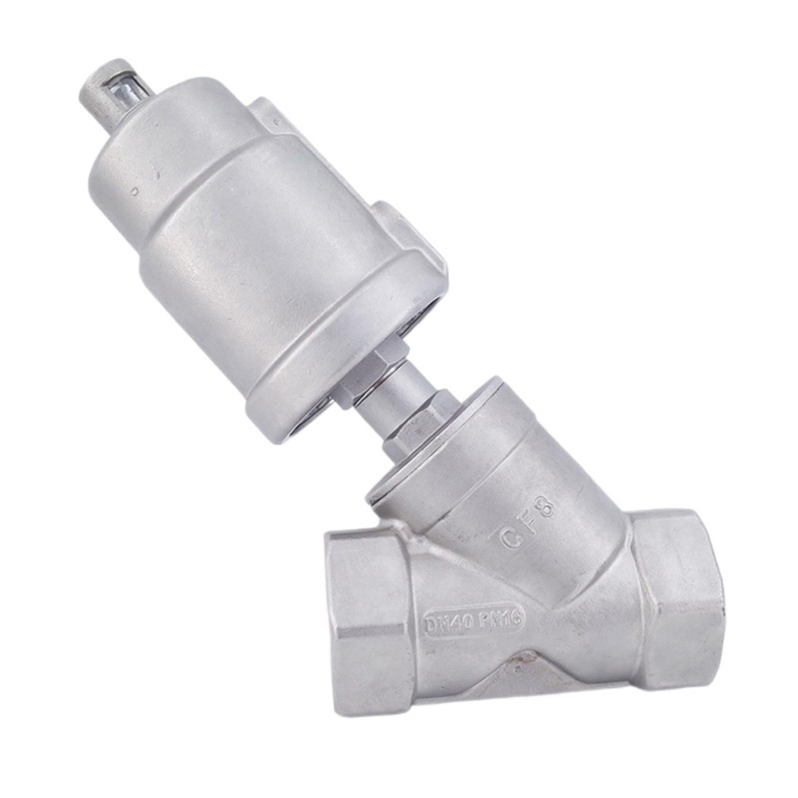 Vanne pneumatique inox DN40 pour automatiser les circuits de vapeur et eau chaude