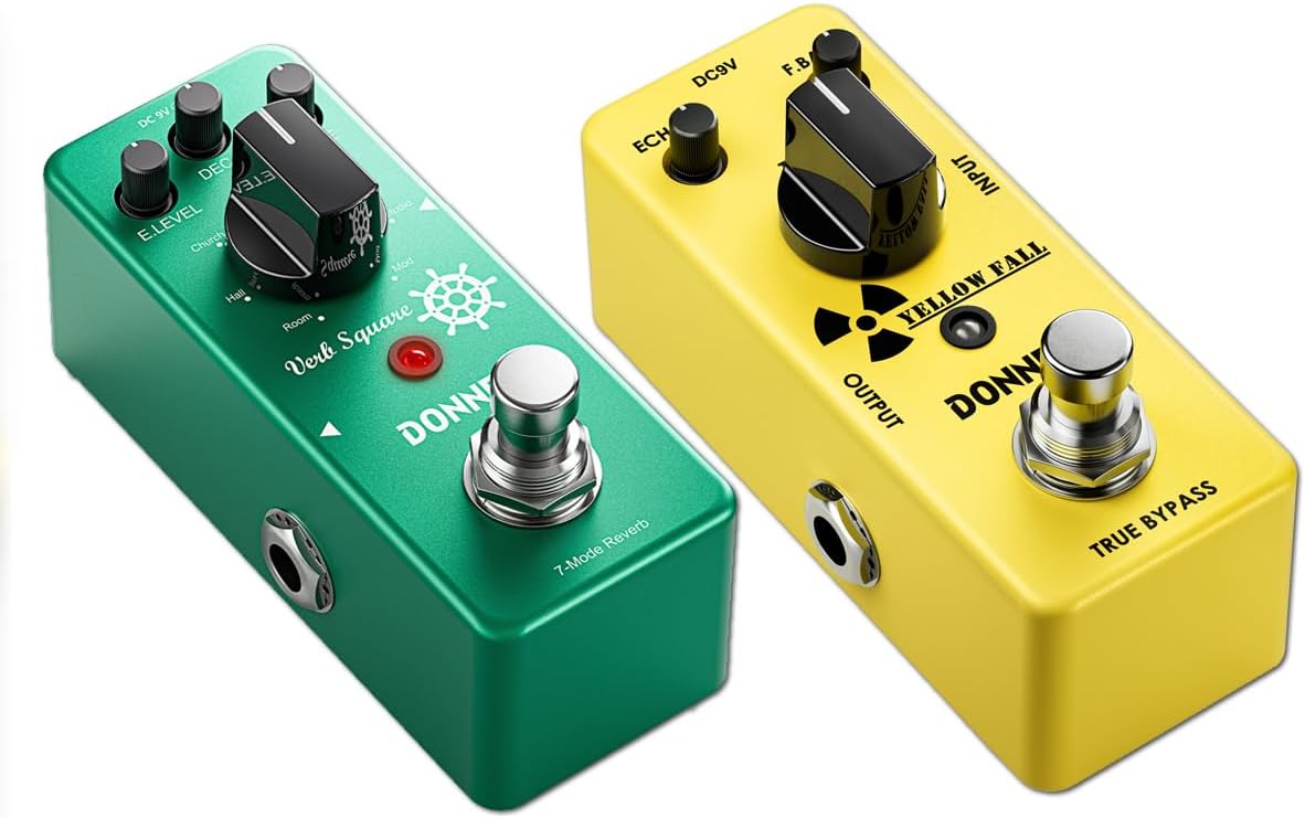 Donner Digital Reverb Pedal & Analog Delay Pedals