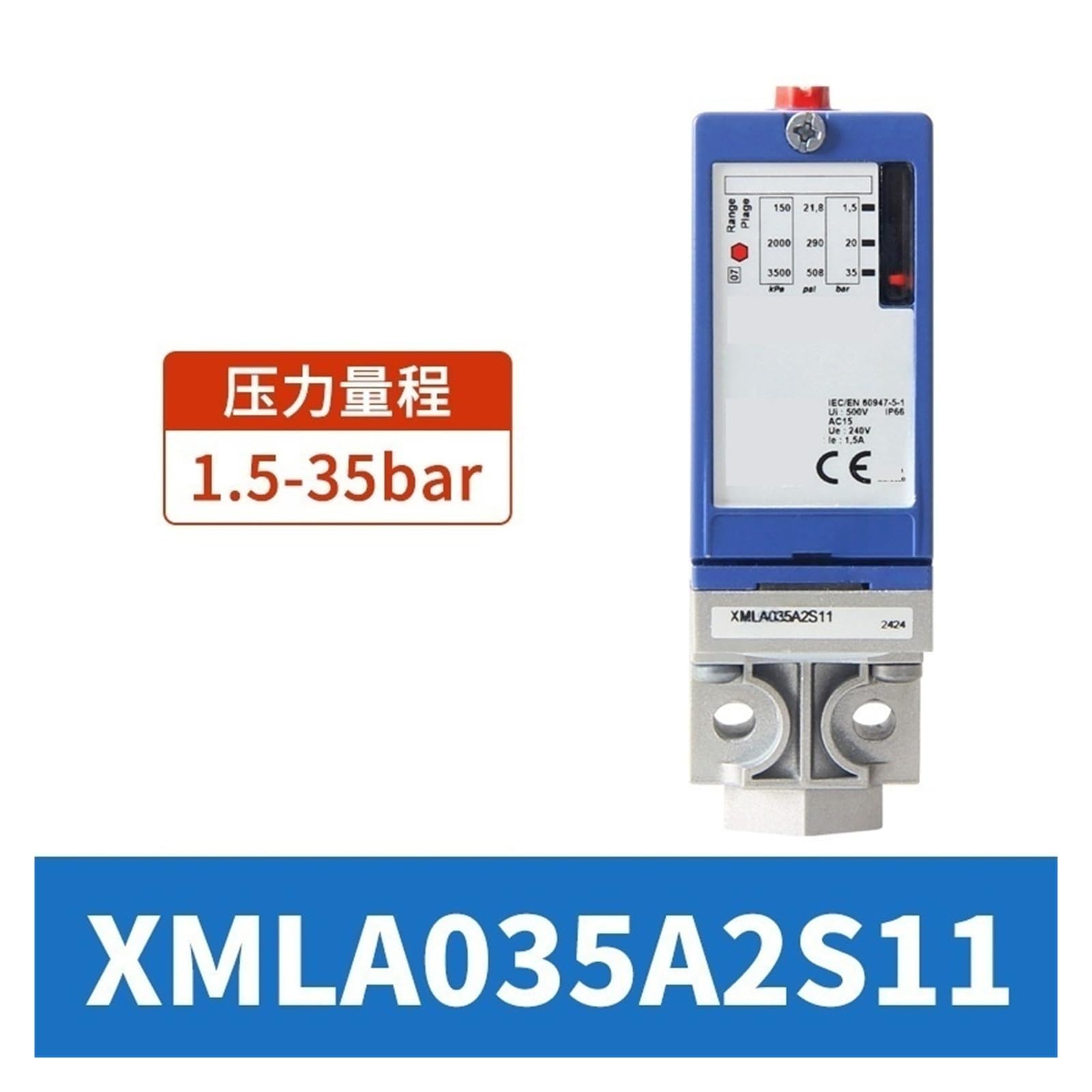 XMLA035A2S11 Pressostato intervallo 1,5-35 bar