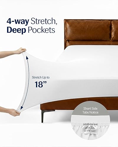 Miniatura 115 de REST® Evercool®+ - Juego de sábanas de iniciación, color marfil Cali King, sábanas transpirables para personas que duermen con calor y sudores