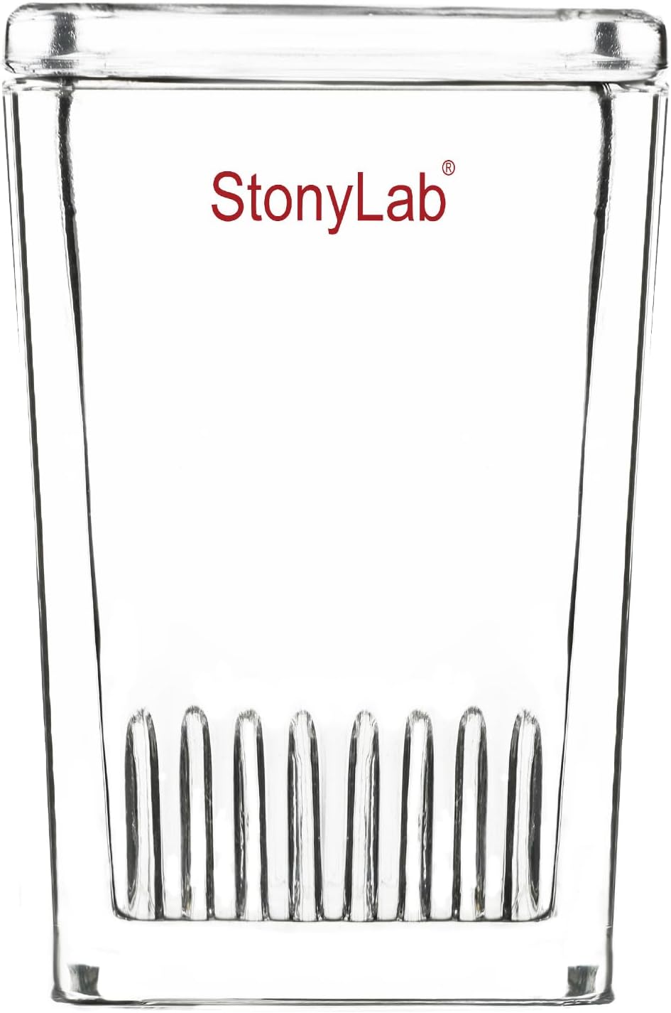 stonylab TLC Developing Tank, Borosilicate Glass TLC Display Chamber Small Dyeing Tank for Thin Layer Chromatography
