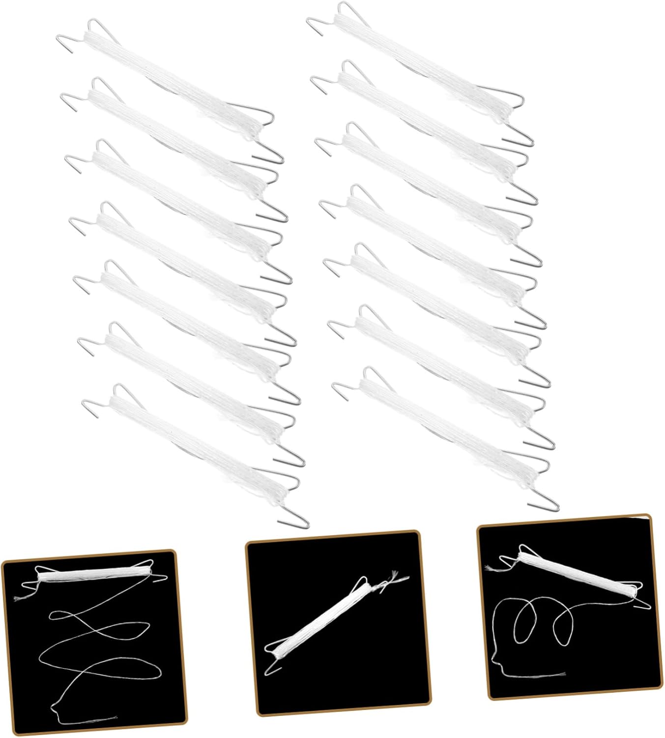 SUPVOX 4sets Garden Trellis Stakes Plant Clips for Climbing Support Hooks Tomato Trellis Clips Stakes for Tomato Plants Garden Supplies