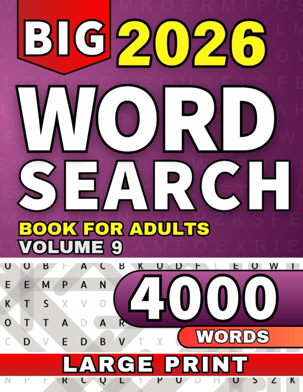 Word Search Puzzle Book for Adults: Large Print Word Find Puzzles to Relax the Mind and Challenge Your Brain (Ultimate Word Search Collection)