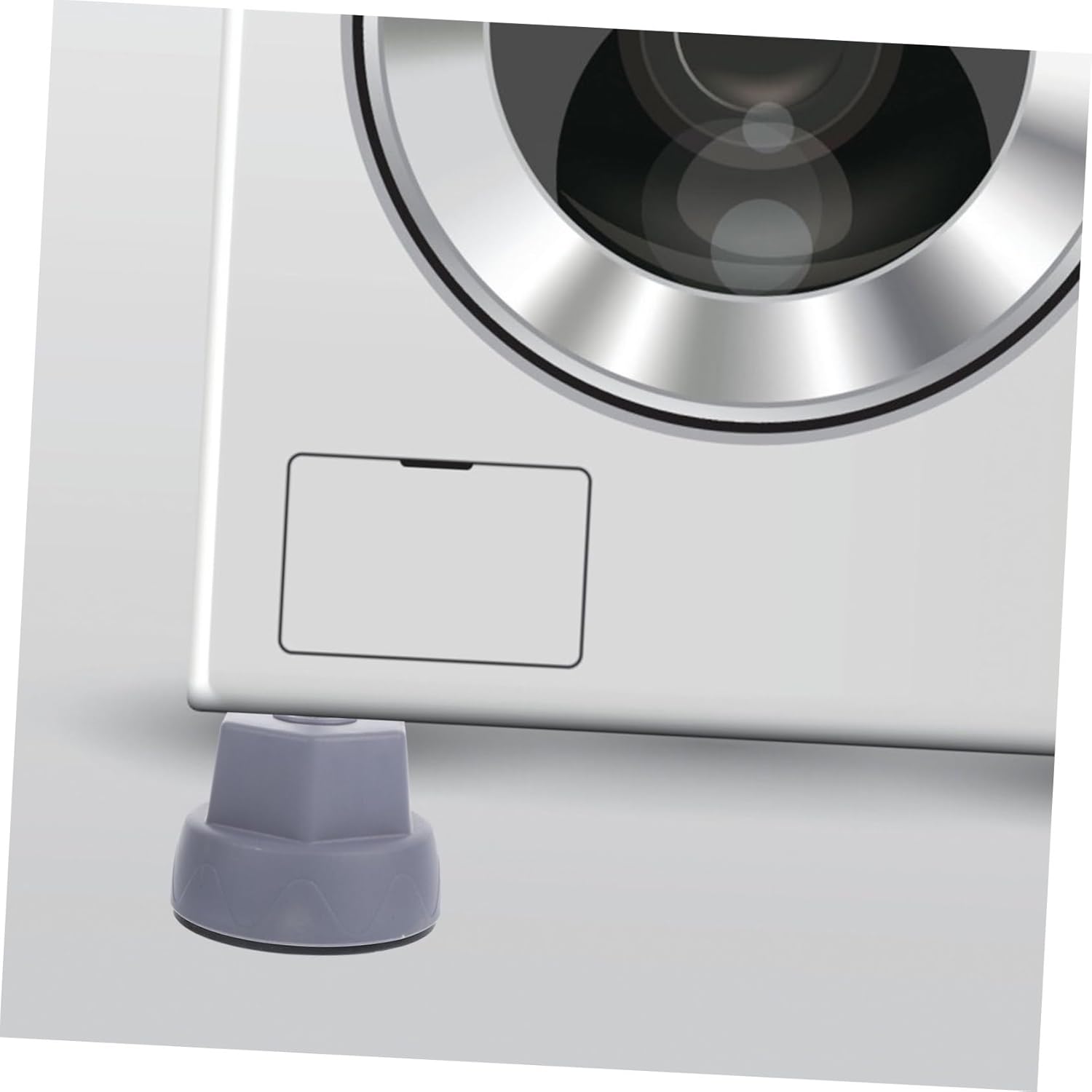 Generic 4pcs Adjustable Vibration Washer Foot Pads for Use Non-slip Dryer Mat Set for Noise Reduction Protects Floors and Furniture Home Laundry Room