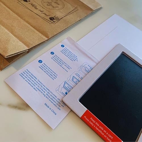 Miniatura 5 de Almohadilla de tinta sin tinta para pies de bebé y patas de perro y gato, 100% segura, tacto limpio (no tóxico, sin contacto con la piel), perfecto