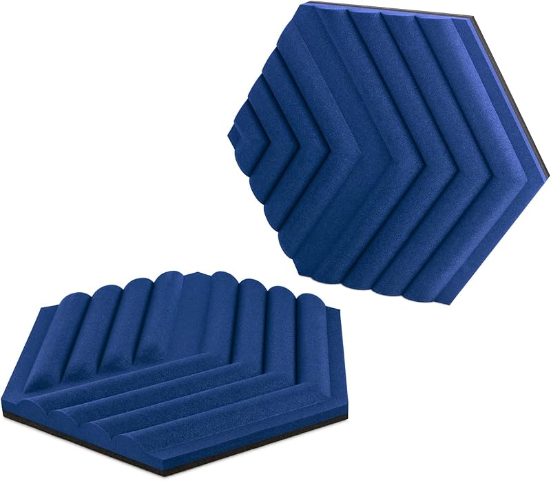 Juego inicial de paneles Elgato Wave (azul): 6 paneles de tratamiento acústico, espuma de doble densidad, marcos patentados EasyClick, diseño modular, fácil instalación y extracción