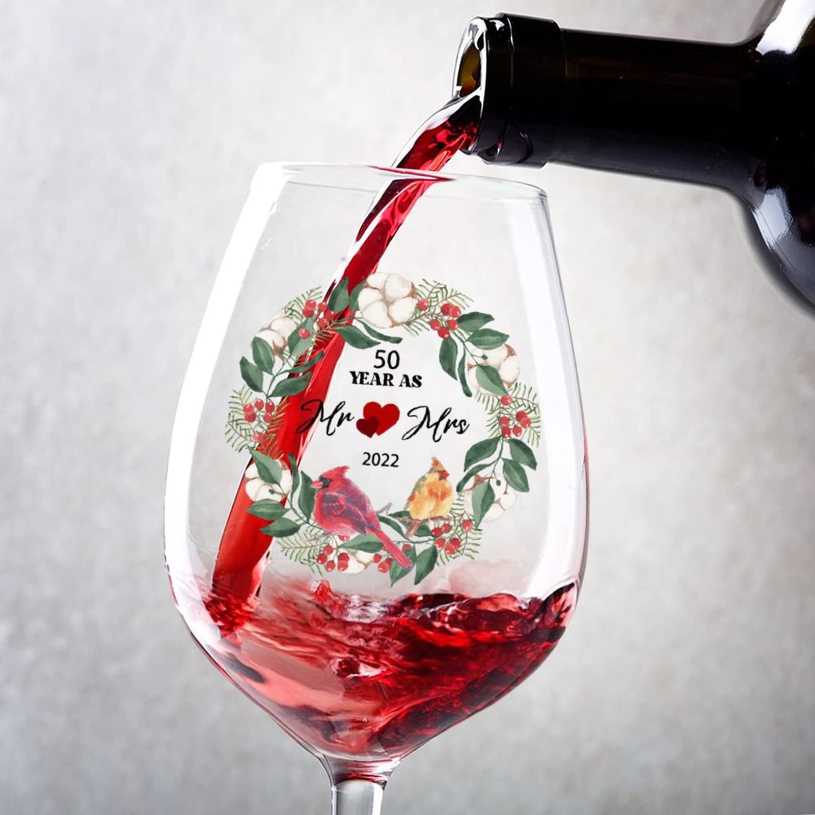 Verres à vin rouge personnalisés avec prénom : le cadeau de mariage idéal