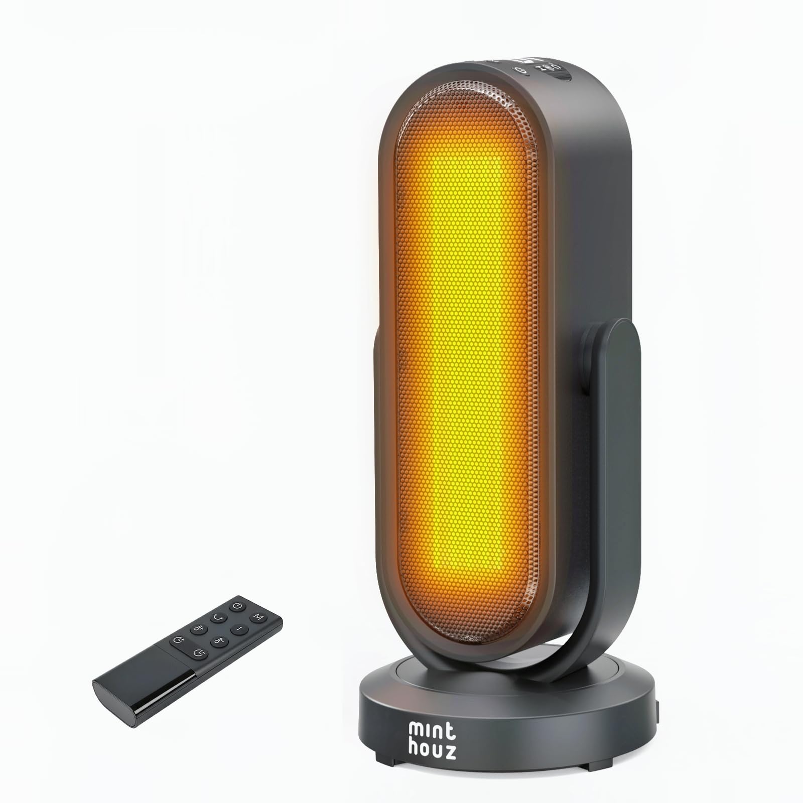 【スマイルSale】【51%OFF】【5,999円】 Minthouz 700W/1200W 8～15畳 3秒速暖 ECO省エネ 左右120°上下55°首振り セラミックファンヒーター 【送料無料】