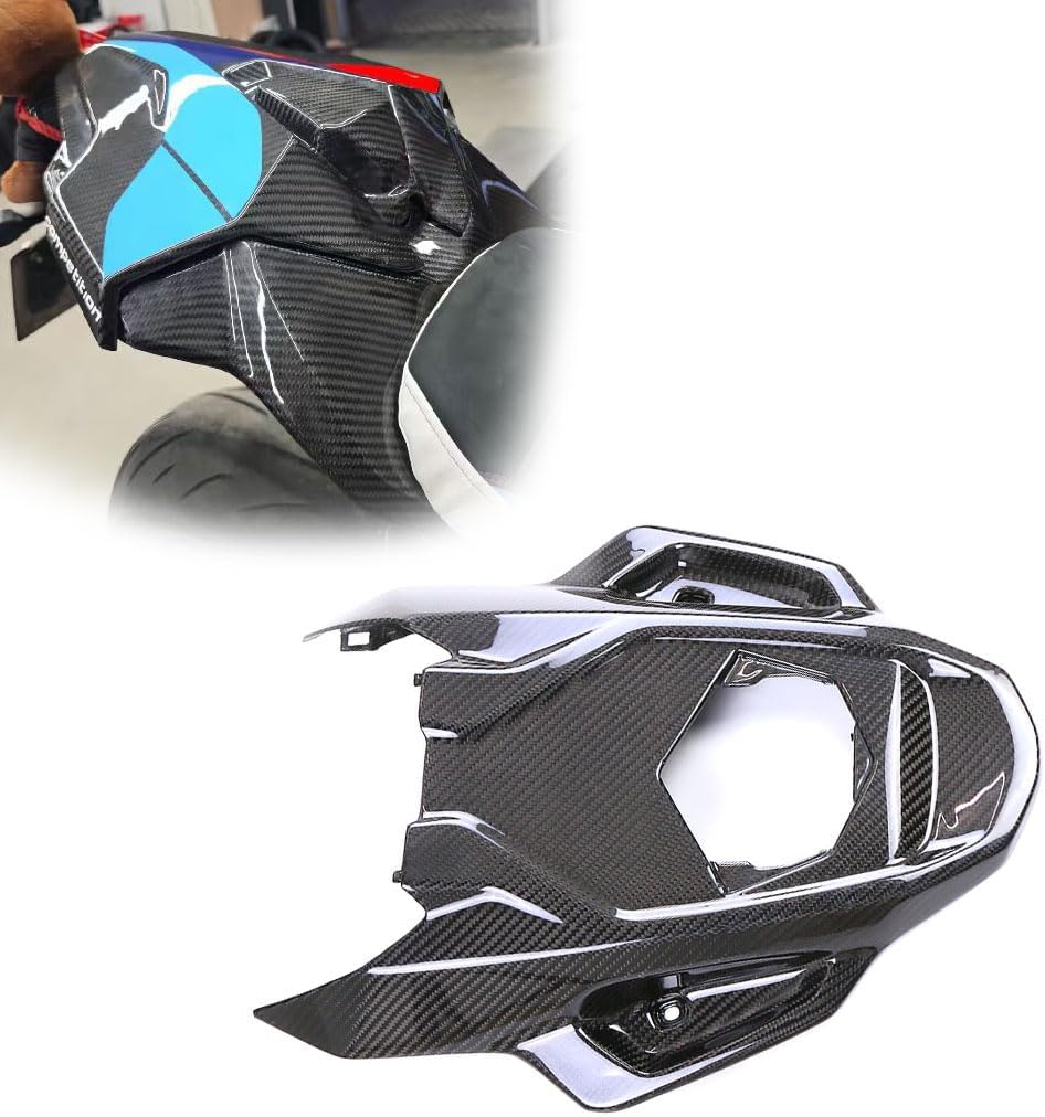 S1000RR Motorcycle 3K Carbon Fiber Undertail Under Cowl Motorbike Rear Seat Fairing Bottom Plate Fit For BMW S1000RR 2023 2024 M1000RR 2023 2024