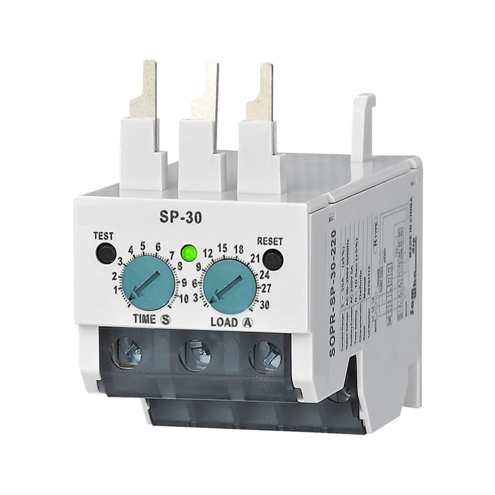 Relé de sobrecarga electrónico Protector de motor Relé de sobrecarga térmica