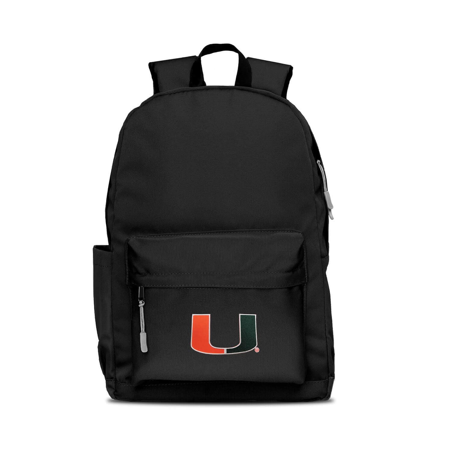 Denco Miami Hurricanes Lightweight 17” Campus Laptop Backpack - Ideal for the Gym, Work, Hiking, Travel, School, Weekends, and Commuting