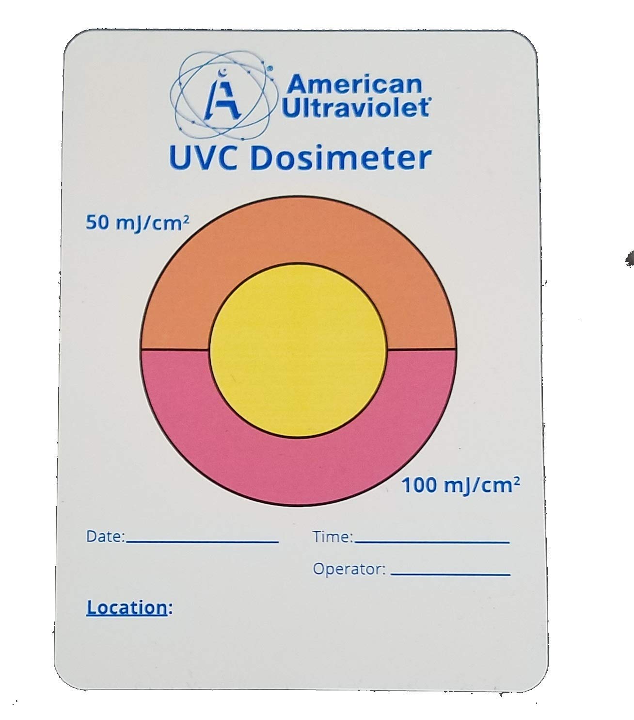 Buy Hospital Grade UVC Test Card with Patented Dosimeter Technology