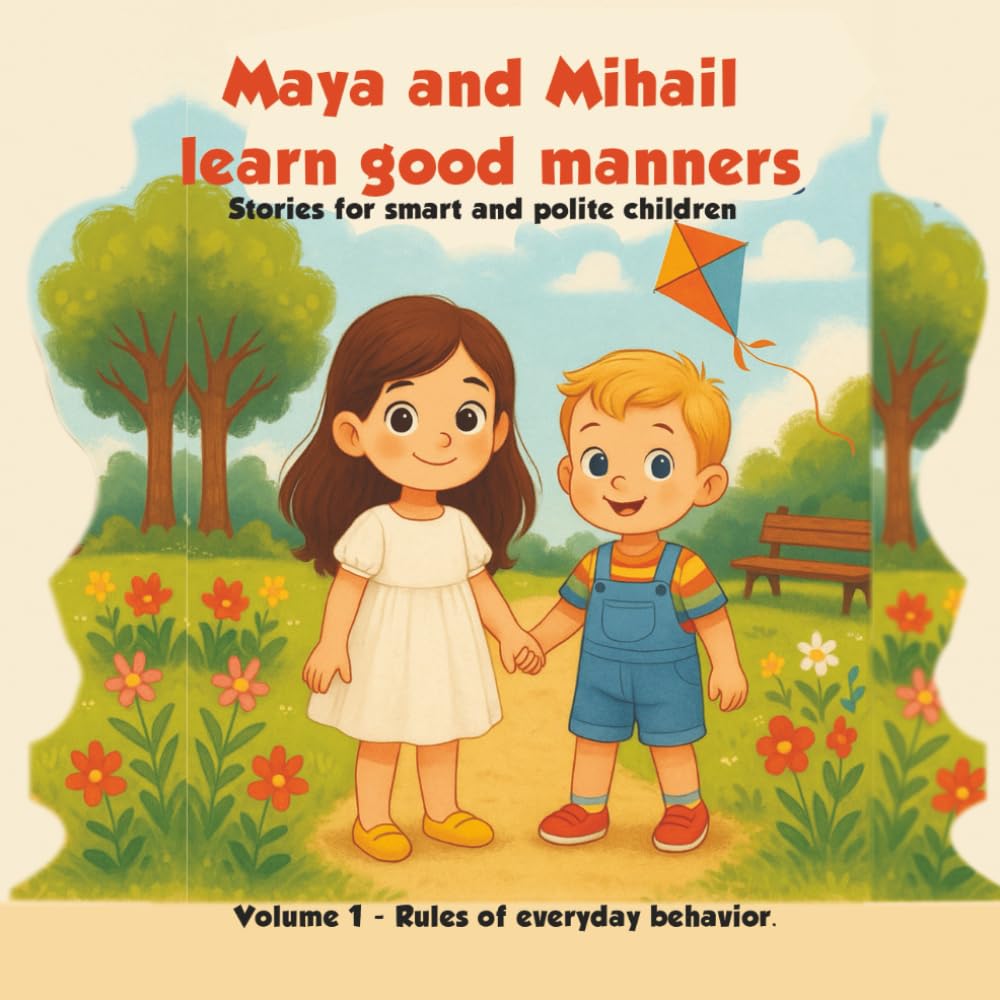Maya and Mihail Learn Good Manners: Short stories for 3-5 year olds about politeness, patience and kindness (Growing Kind & Confident Kids Series)