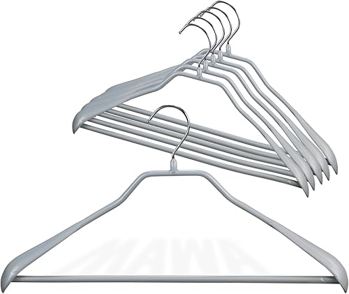 Mawa by Reston Lloyd BodyForm Series - Percha de ropa antideslizante que ahorra espacio con barra para pantalones, 16-12 pulgadas, estilo 42LS,