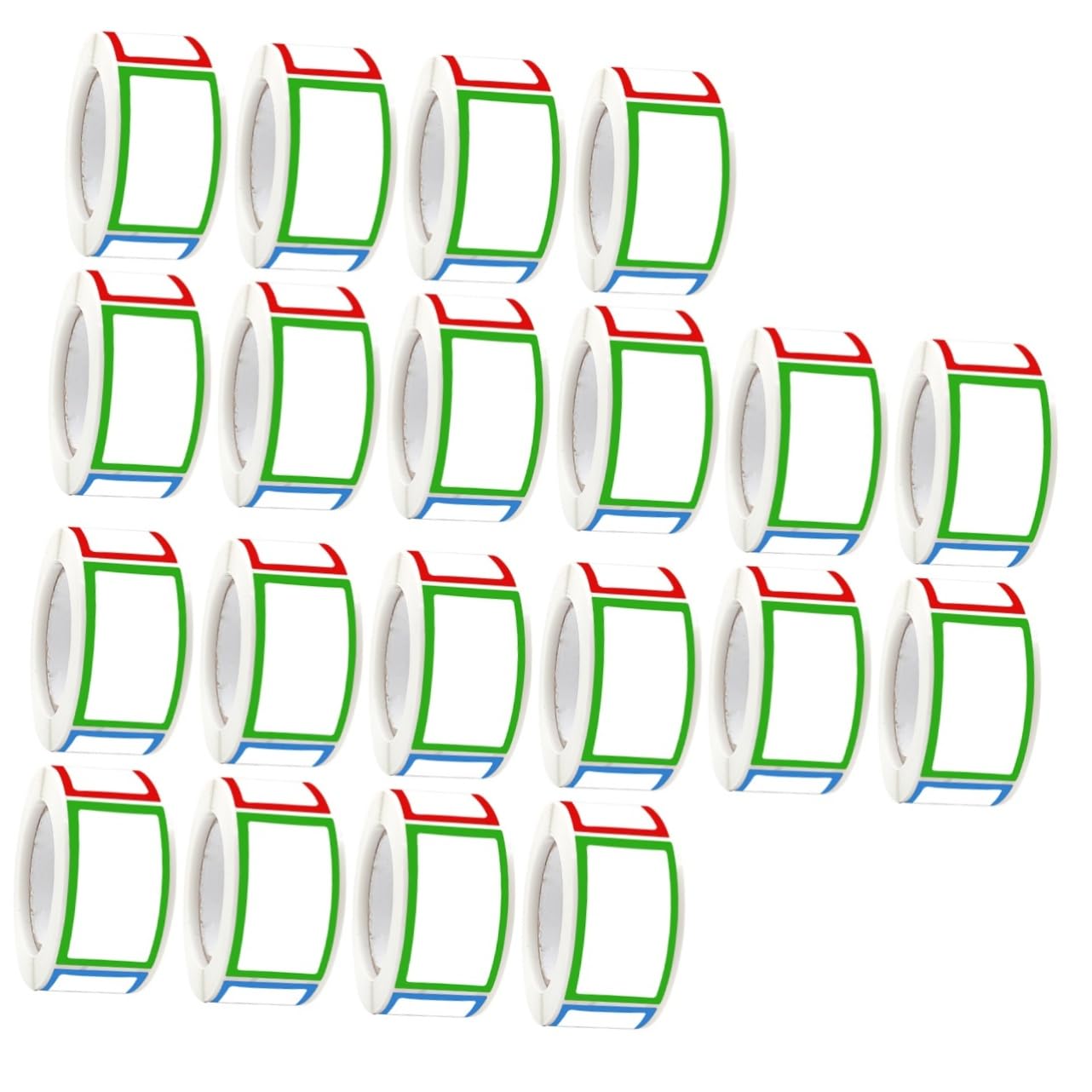 jojofuny 5 Ensembles Étiquettes Autocollantes Rectangulaires Adhésives De Stickers Pour Cuisine Et Bocaux Pour Classifier Vos Objets Et Étiqueter Vos Récipients 4 Rouleaux*5