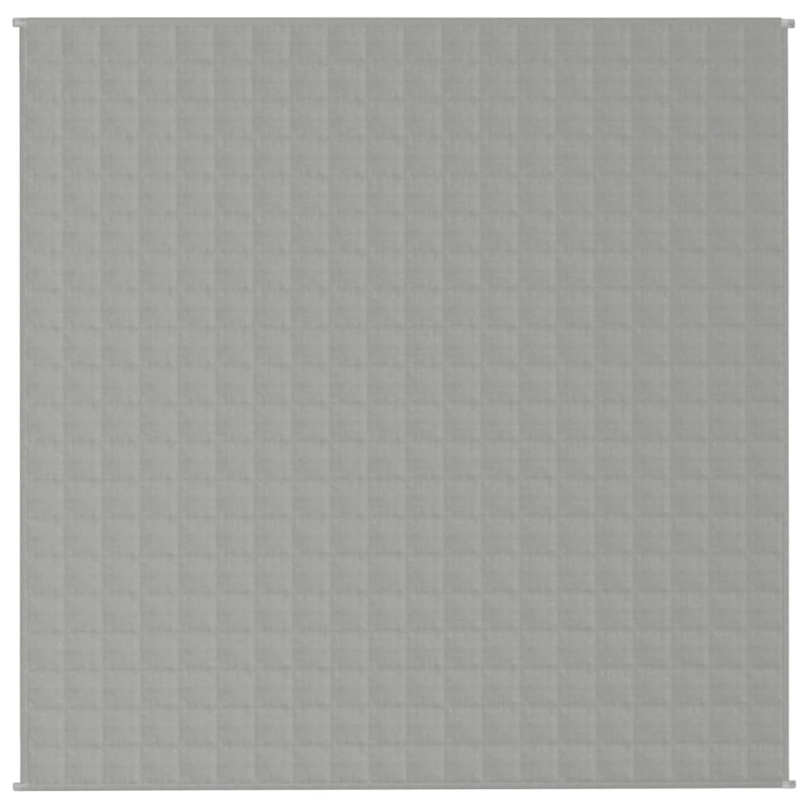 Manta ponderada gris 200 x 200 cm 9 kg Tejido-Classic Manta ponderada - Manta antiestrés - Manta pesada para un sueño profundo y un mejor descanso - Manta de algodón ponderada 100% - Weig