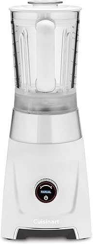 Cuisinart Hurricane - Batidora digital en tarro de vidrio de 48 onzas, manual de 5 velocidades, 6 ajustes preestablecidos, batido, batido, cóctel,