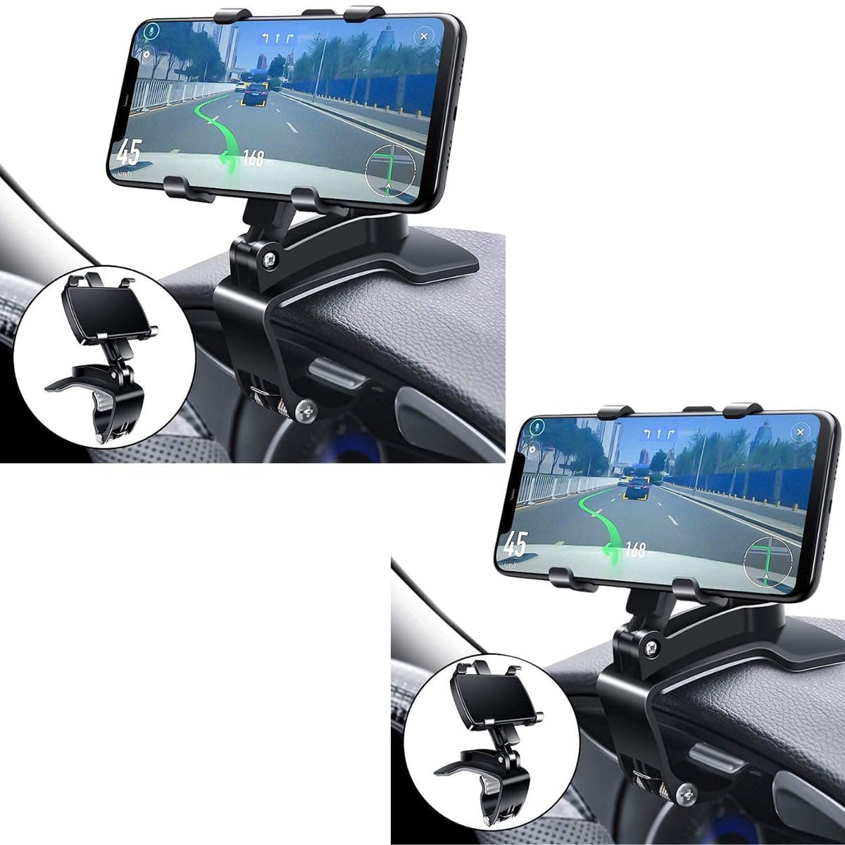 Amazm (2 PACK Car Mobile Holder for Dashboard 360-360 Degree Rotating Car Dashboard Mobile Holder and Phone Stand for Car - Mobile Holder for Car - Car Holder Mobile Stand (B0D92C5FQH) Amazon Price History, Amazon Price Tracker