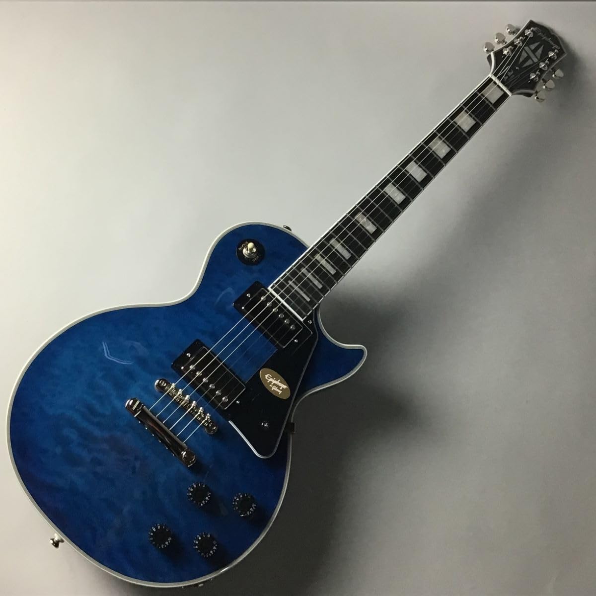 Amazon | Epiphone Les Paul Custom Quilt Viper Blue (バイパーブルー