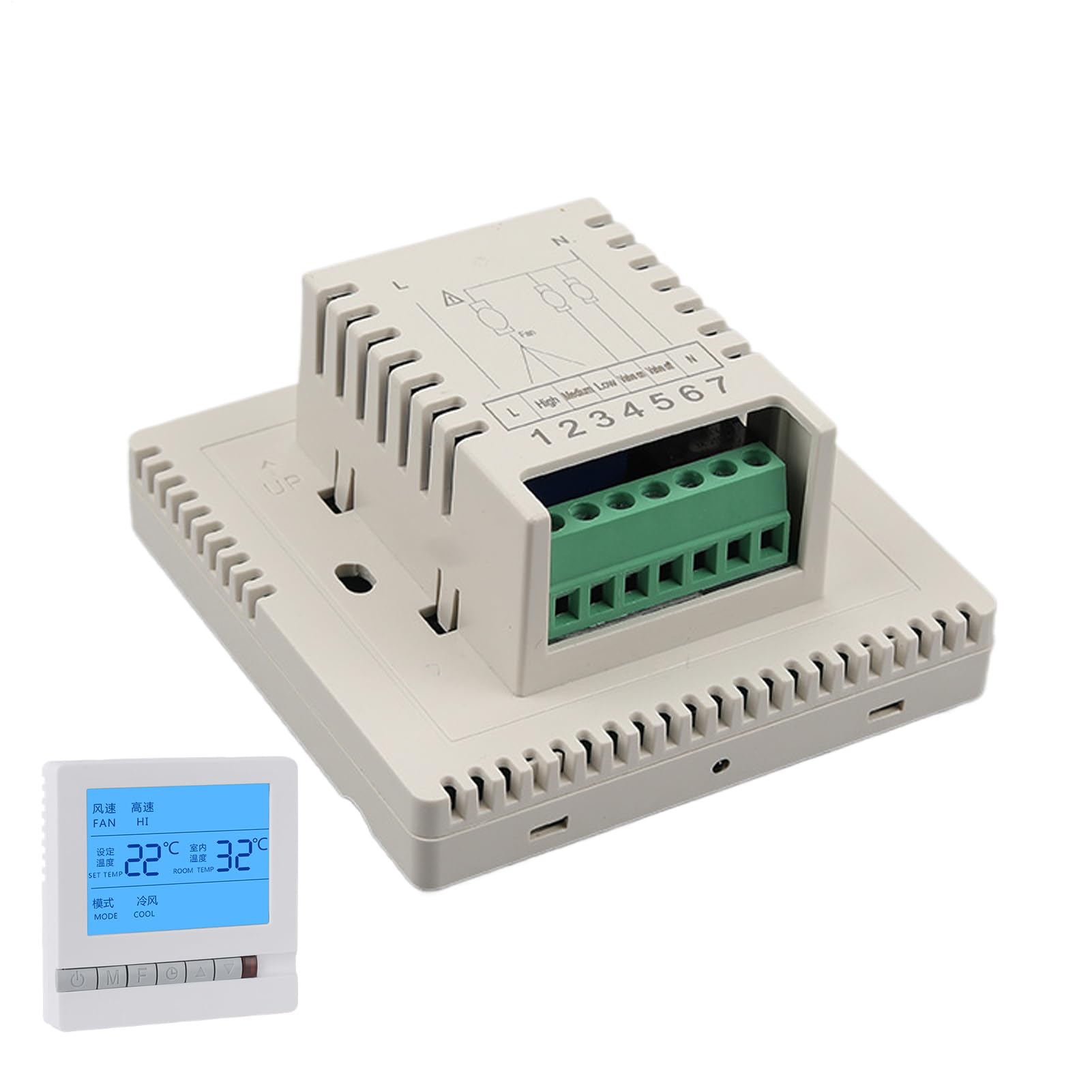 Thermostat pour maison haut de gamme et gestion de la température des ambiances intérieures