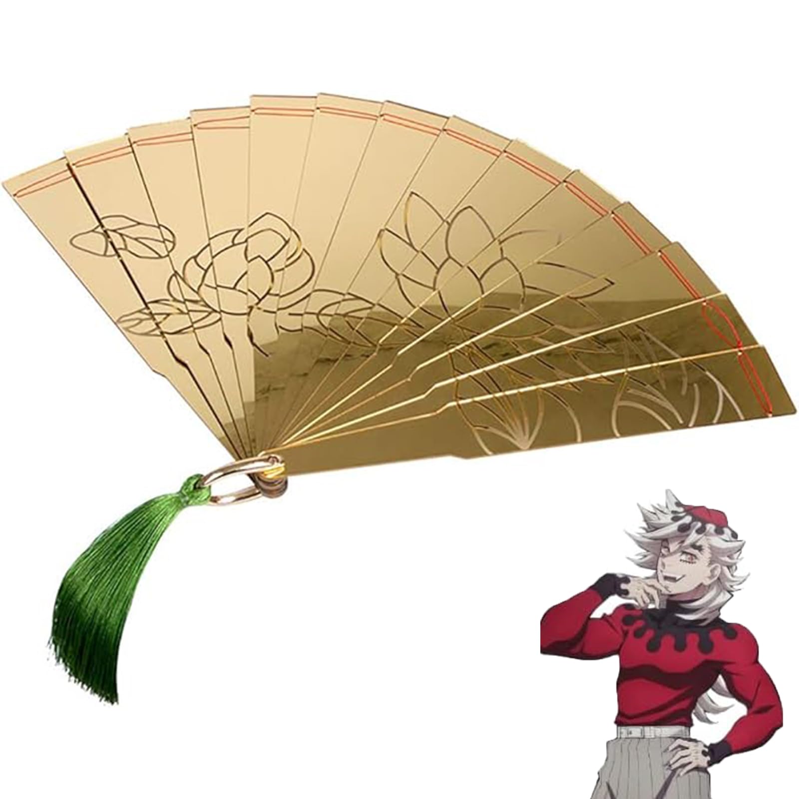 「鬼滅の刃」童磨 鉄扇サーモマグ&扇子 鬼滅の刃」童磨 鉄扇サーモマグ&扇子 ジャパネットきめつ