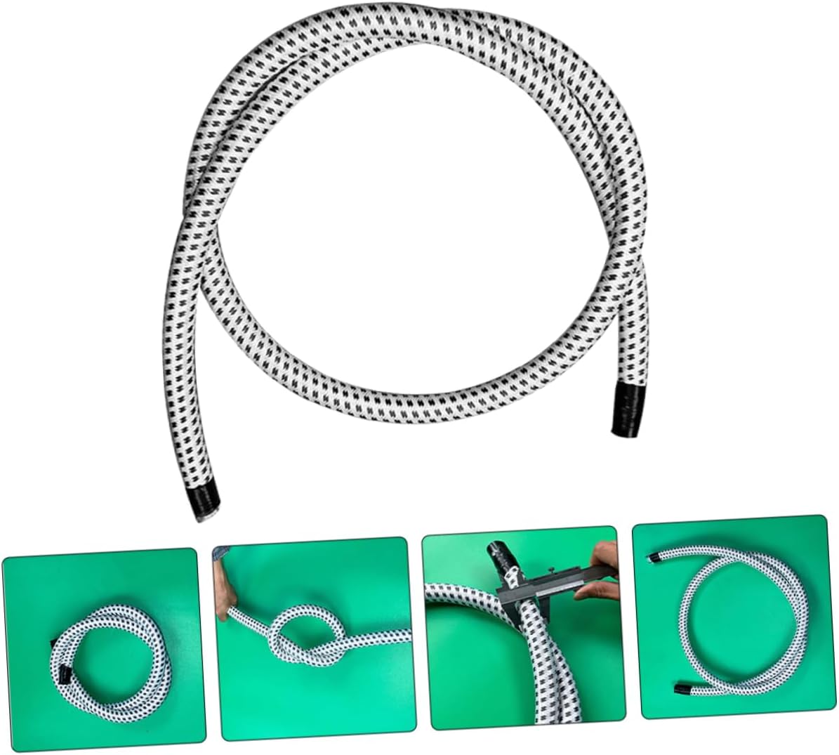 Mikinona Garment Guide Hose Robust PVC Nylon Tube for Steam Iron Replacement Flexible Design for Optimal Steam Flow and Easy Installation