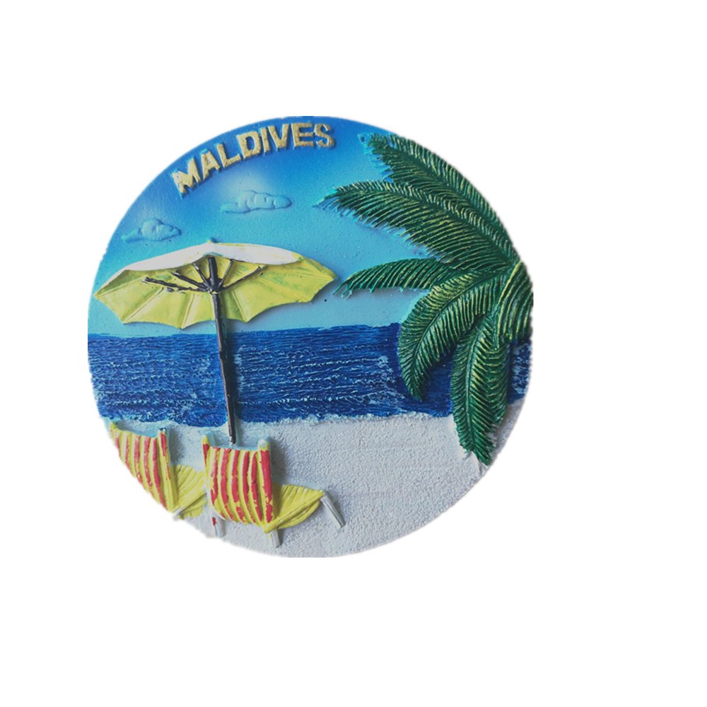 3D Maldives souvenir fridge magnet,Home & kitchen decoration Maldives refrigerator magnet