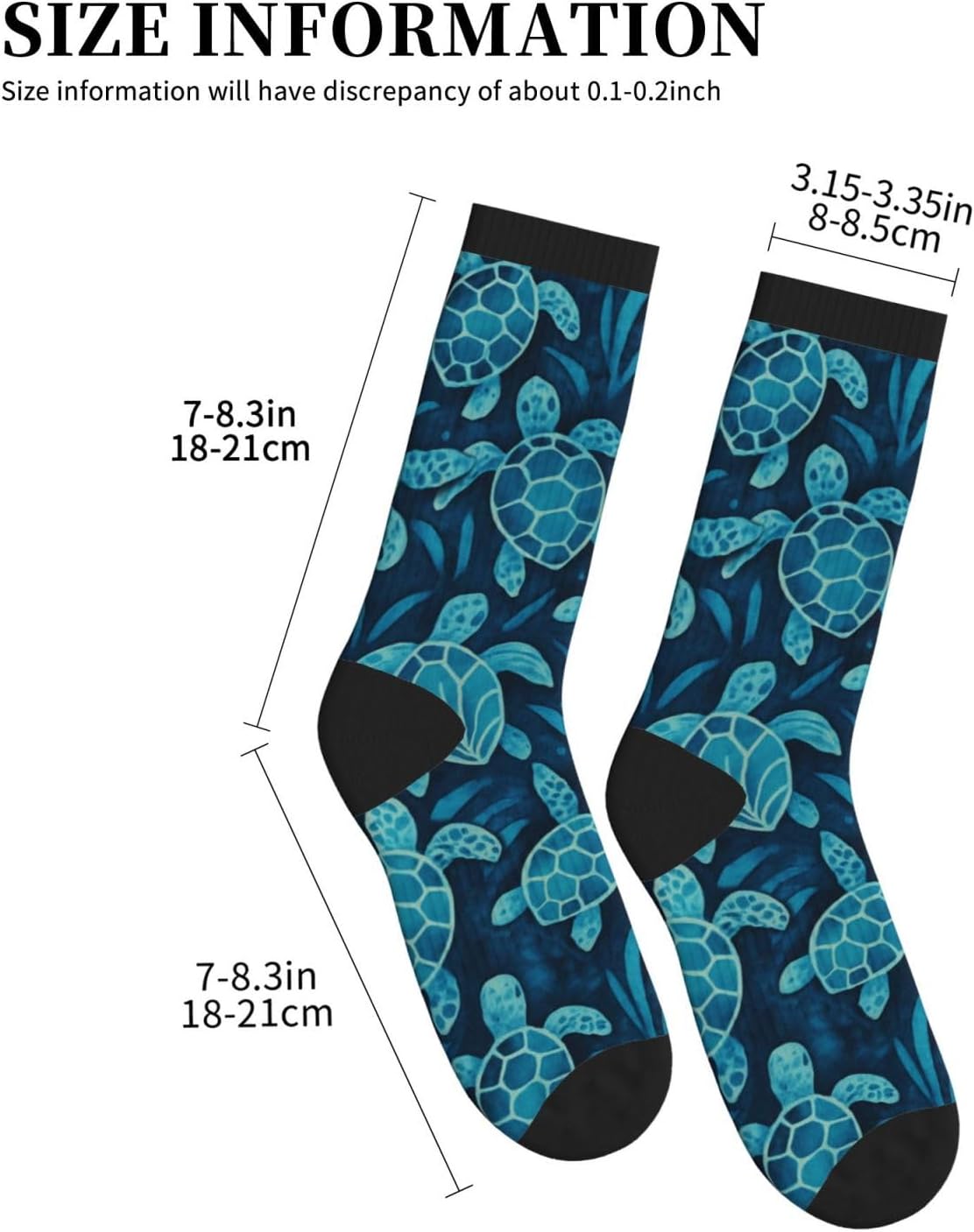 Slouchy Crew Socks for Men Women, Funny Novelty Athletic Long Tube Socks for Soccer Yoga Softball Baseball Hiking - Image 7