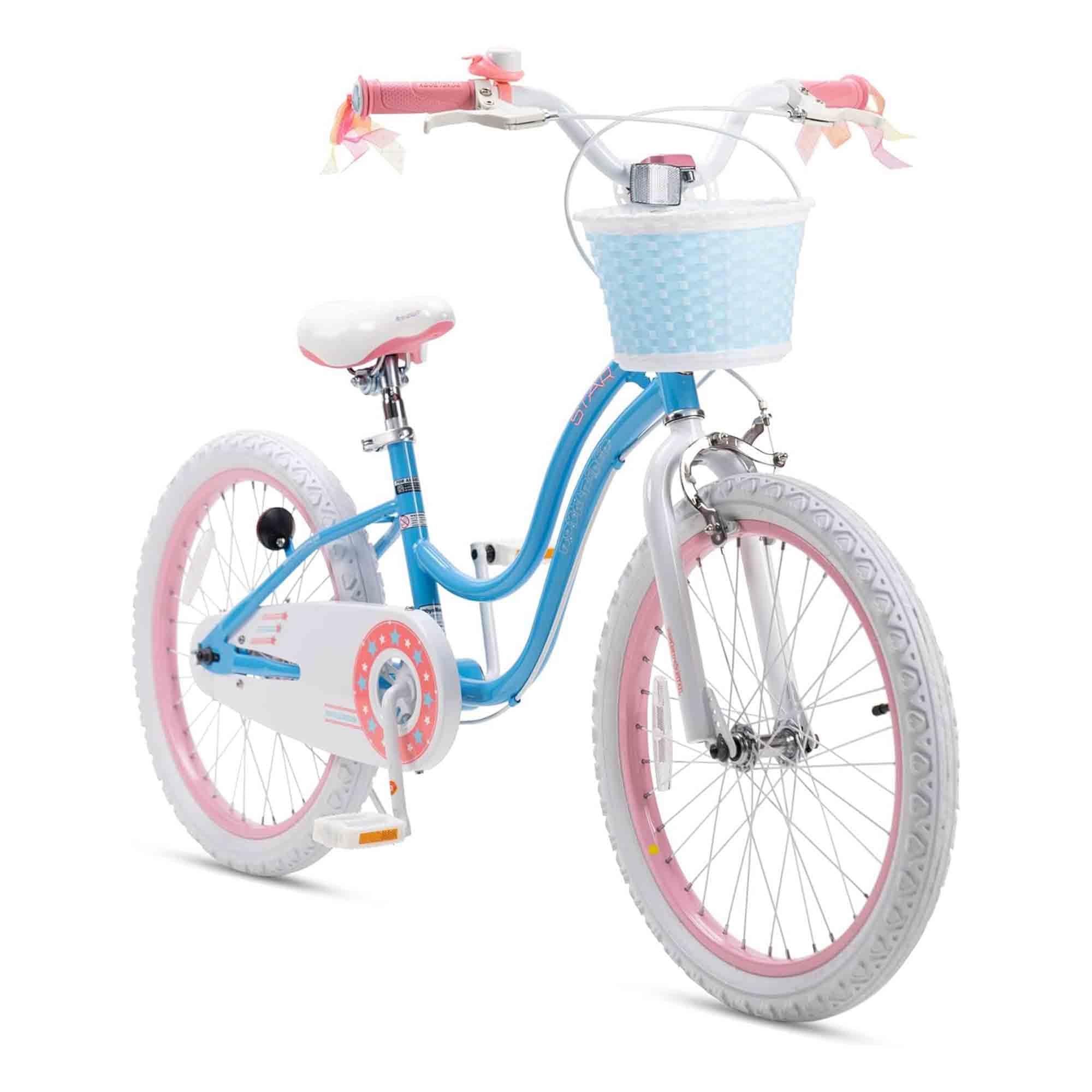 RoyalBaby Girls Bike Classic &amp; EZ Kids Bike, Balance and Pedal Bicycle, 12 14 16 18 20 Inch Toddlers to Big Kids 3-10 Years